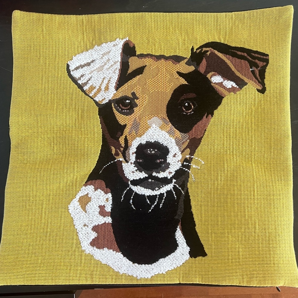 Dog (Jack Russel) cushion cover - Jules Pansu